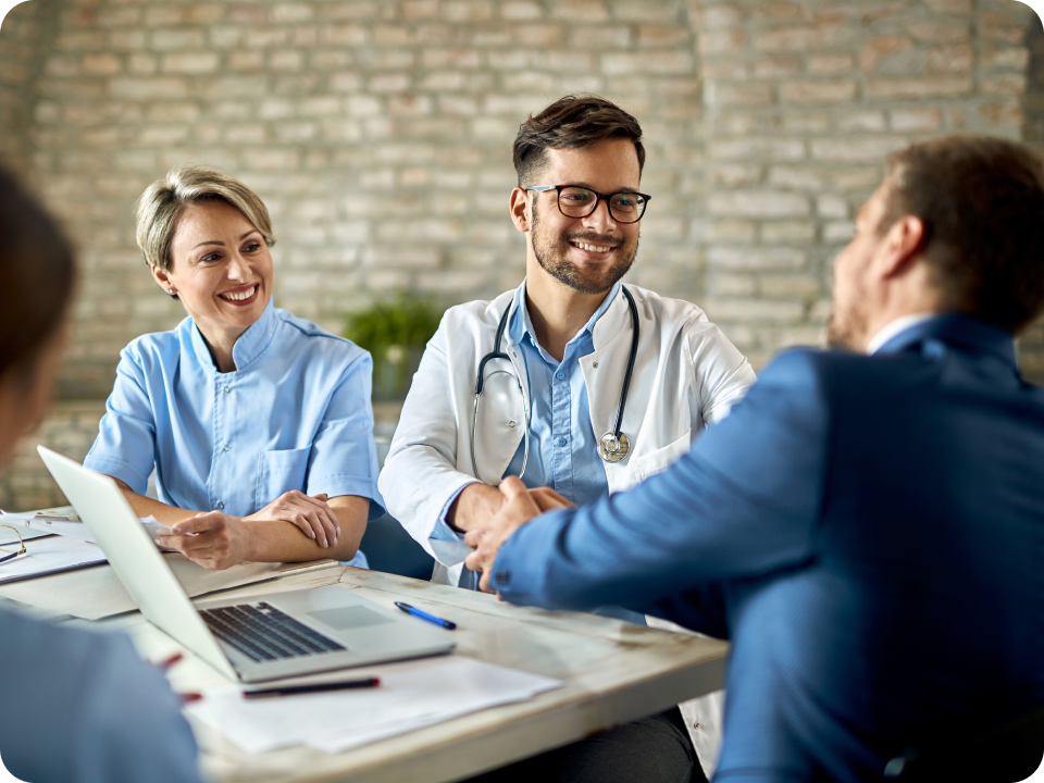 Healthcare UI design example