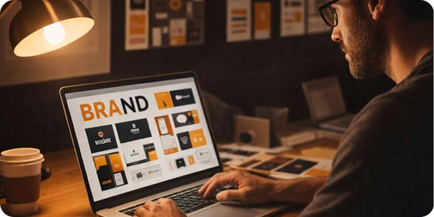 Illustration related to brand strategy services in bangalore india